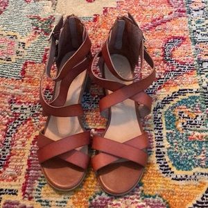 Brown sandals
